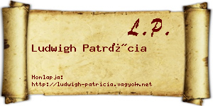 Ludwigh Patrícia névjegykártya